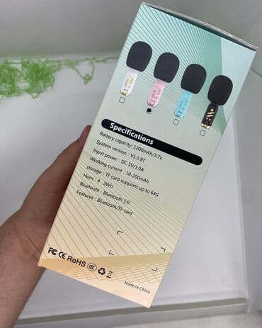 mikrafon kalonka: Ds-106 Bluetooth mikrafon kalonka Endirim 39Yox 25Azn✅ ✅Mikrafon — 6