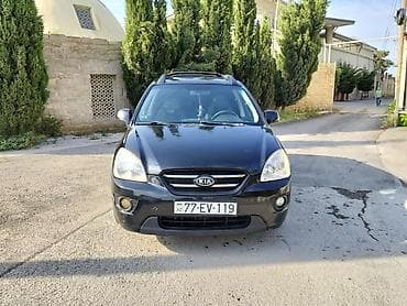 mini karavan: Kia Carens (Kia Rondo) – qara rəngli, 7 yerlik ailə miniveni Texniki — 2