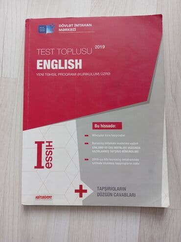 İngilis dili Testlər 11-ci sinif, DİM, 1-ci hissə, 2019 il
