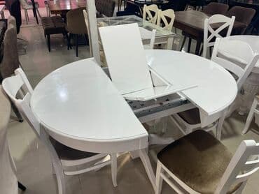 maşın satışları: ✔️Sifarişlə✔️ ✔️Kuxna üçün stol stul dəsti✨✨ 4 stul 1 açılan masa — 1