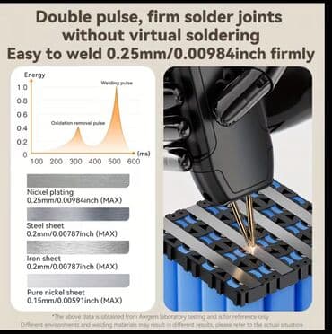 Tikinti daşları: Nöqtə svarkası, batareyaların tikilməsində istifadə edilir — 5