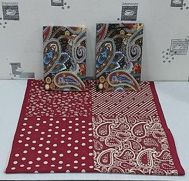 Şərf buta naxışları ilə, Bordo rəngli şal – paisley və xallı — 3