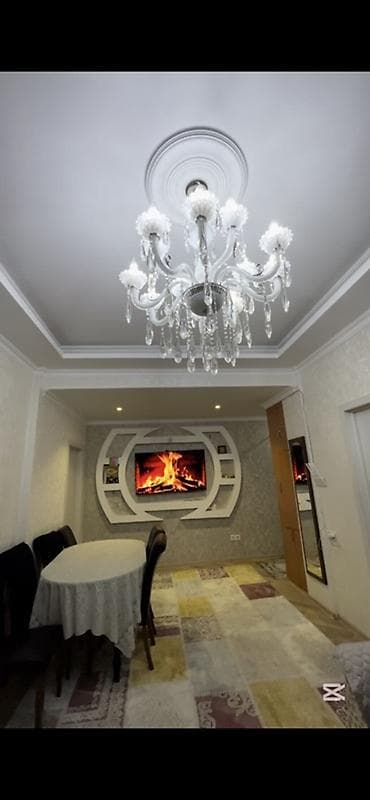 Çılçıraq, 8 lampa, Şüşə