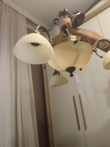 herbi sekiller: Çılçıraq, 6 lampa, Metal — 4
