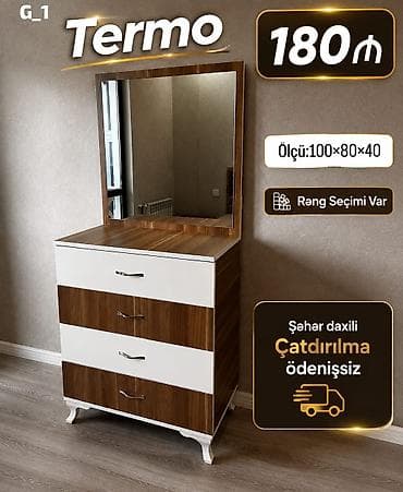 ucuz termo: Termo makiyaj/komod dəsti – güzgülü modellər - Qiymət: 180 AZN və 210 — 1