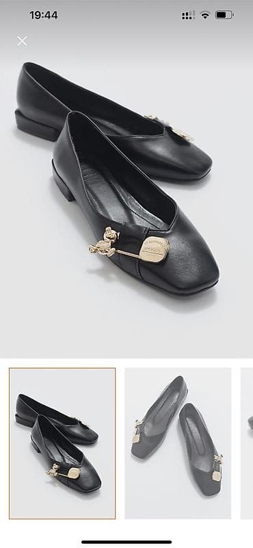 Baletkalar, Ölçü: 36, rəng - Qara, İşlənmiş