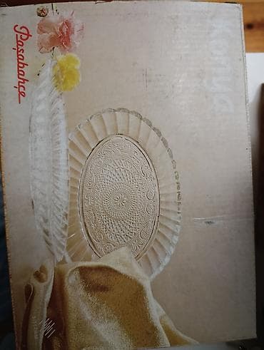 Pasabahçe “Konya” kolleksiyası – şüşə oval qab dəsti.İçində 2 ədəddir — 2