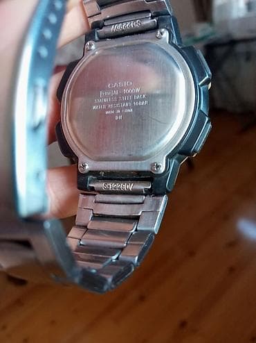 Смарт браслеты: Б/у, Наручные часы, Casio, цвет - Серебристый — 6