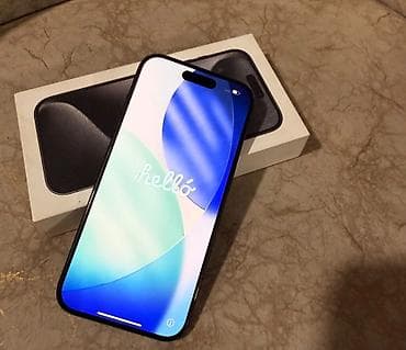 256 ssd: IPhone 15 Pro, Black Titanium, Face ID — 2