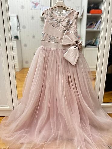 usaq ucun don: Uşaq üçün zərif ziyafət/libas paltarı Yeni kimidir 2dəfə geyinlib - — 1