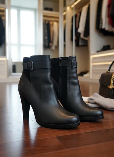 yeni model qızıl dəstlər: Qadın botları – Nursace (Made in Italy) - Model: Qısa boğazlı, nazik — 1