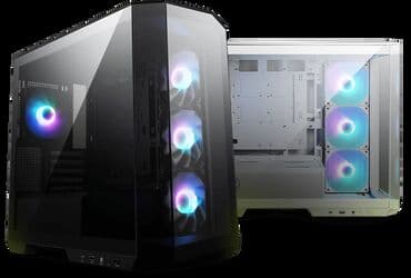 микронаушник купить: MAG PANO M100R PZ / WHITE case ARGB PC quruluşunu nümayiş etdirmək — 2