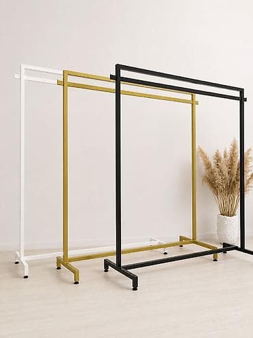 Mağaza avadanlığı: Minimalist metal paltar asqısı – butik, şourum və ev geyim saxlama — 1