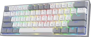 a4 tech krs85 usb: Mexanik klaviatura – kompakt 75% layout - Rəng: açıq-boz/gümüş — 1