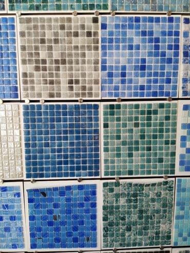 деревянная мозаика: Şüşə mozaika plitələri – müxtəlif rəng və fakturalarda - Material — 1