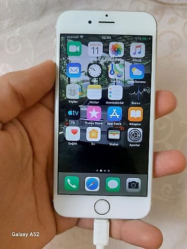 xiaomi 17 pro max: IPhone 6, 32 GB, Gümüşü, Barmaq izi — 2