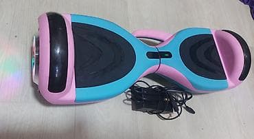 seagway: Uşaq üçün balans skuter/hoverboard - Rəng: mavi-çəhrayı, qara rezin — 2