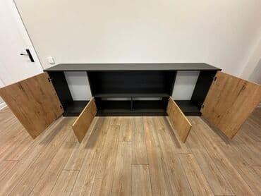 Ofis dəst mebeli: Ofis mebel dəsti – Mudur masasi, toplanti masasi, uzun tumbalı şkaf və — 3