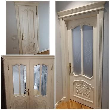 Yataq otağı üçün İşlənmiş Otaq qapısı Plintus ilə, Zəmanətsiz, Ünvandan götürmə