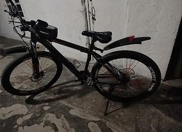 velosiped 28: SPORT TIME dağ velosipedi - Rəng: qara, narıncı detallarla - Çərçivə — 2