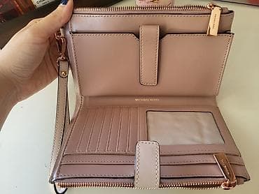 Aksesuarlar: Michael Kors qadın pul qabı/çanta – wristlet. Originaldır. Tertemiz — 2
