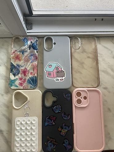 IPhone 16 üçün müxtəlif dizaynlarda telefon qabları dəsti Məhsul