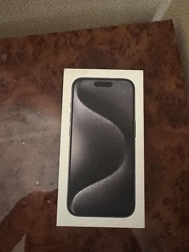 apple iphone 8: IPhone 15 Pro, 128 GB, Black Titanium, Face ID — 1