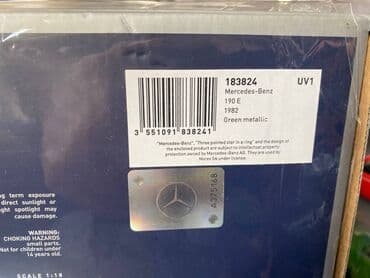 metbex tavan modelleri: Mercedes, 1982 il, 1:18, Dəmir, Ödənişli çatdırılma — 6