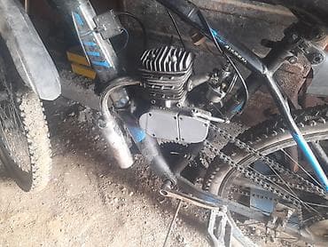 peredoklu velosiped: Benzin mühərrikli velosiped - Çərçivə: Alüminium alaşımlı dağ — 3