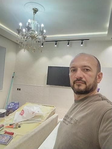 qapilar ev: Daxili təmir və dekorasiya xidməti - Dizaynlı şpaklyovka və boya — 2