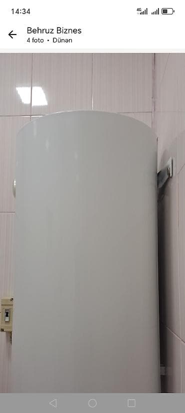 kreditle akumlyator: Ariston su qızdırıcısı (elektrik) – divara asılan, silindrik model — 2