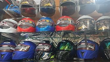 Moto Kaskalar hər rəngdə və hər qiymətə kaskalar var 6-cı şəkildəki ag