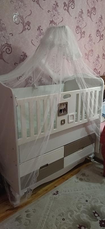 kavralit satilir: Oğlan və qız üçün, İşlənmiş, Beşik, Matras ilə, Yellənmə mexanizm ilə — 2