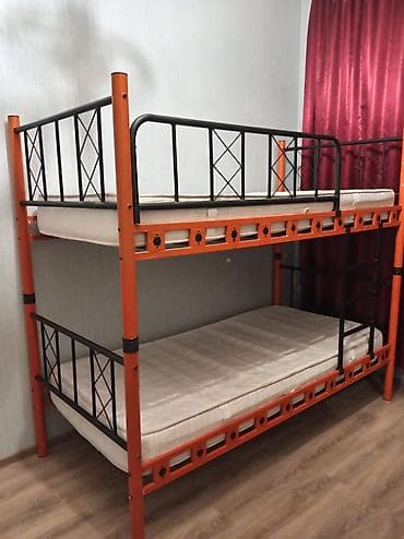 Oğlan və qız üçün, İşlənmiş, Çarpayı, Matras ilə, Dəmir — 1