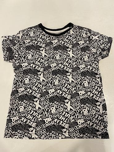 stranger things kinder joy: Uşaq köynəkləri dəsti. 7-8 yashadir - Yaşıl qısaqol T-shirt: Ön — 6