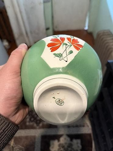 продажа ковров бу: Миски, цвет - Зеленый, Керамика — 4