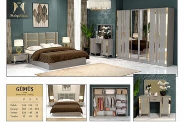 yatag dedi: 2 təknəfərlik çarpayı, Dolab, Termo, Komod, Türkiyə, Yeni — 27