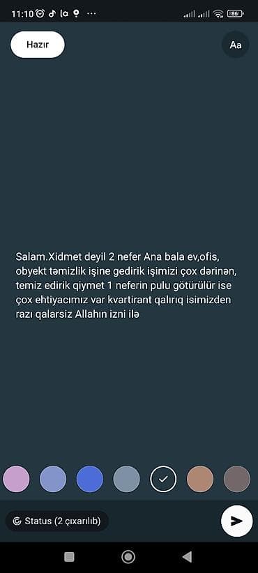 taxta qapi temiri: Salam.Xidmet deyil təmizlik isinen məşğulam qiymet razılaşma yolu — 1