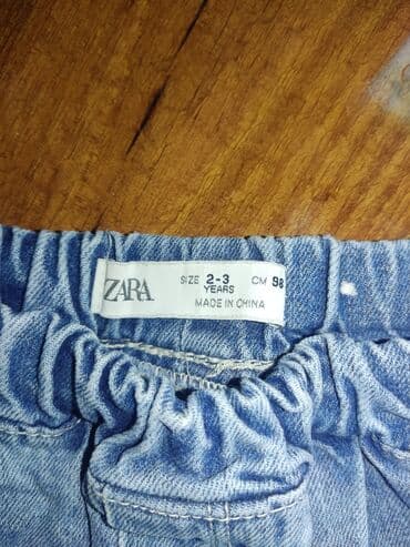 qadin ucun cins salvarlar: Cins şalvar, Uniseks, 2 - 3 yaş, Zara Kids — 2