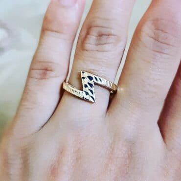 qaş sabitləyici: Alyans, Üzük, Sarı qızıl, 585 Əyar, Qaşsız — 3