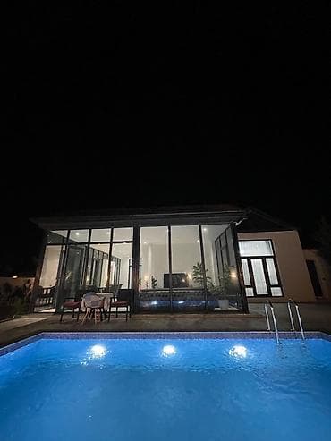 Комнаты: Бузовна, 200 м², 4 комнаты, С бассейном, Комби, Газ, Электричество — 2