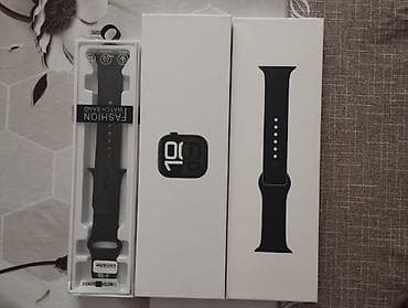İşlənmiş, Smart saat, Apple, Sensor ekran, rəng - Qara