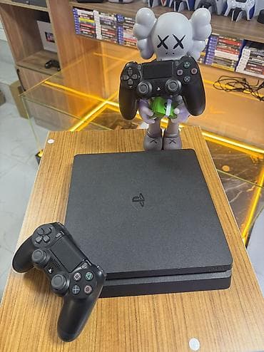 playstation oyunlar: 🎮 PlayStation 4 Slim Tam işlək vəziyyətdədir, bütün funksiyaları — 4
