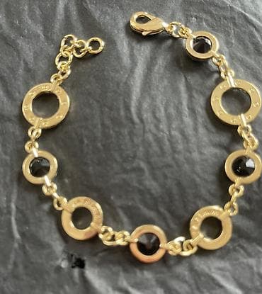 tek das uzukler: Набор из 3- х предметов— ожерелье, серьги, браслет Позолоченный с — 5