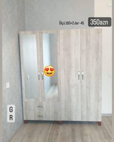 Yeni, Açılan, 4 qapılı Düz dolab, Qarderob, paltar dolabı lalafo.az -da Yeni, Açılan, 4 qapılı Düz dolab, Qarderob, paltar dolabı