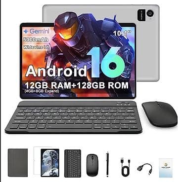 💻 Crelander Tablet PC Android 15 Seti+klaviatura+mouse – Rəsmi Brend