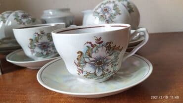 прикатен крем в москве: Çay dəsti, rəng - Ağ — 4