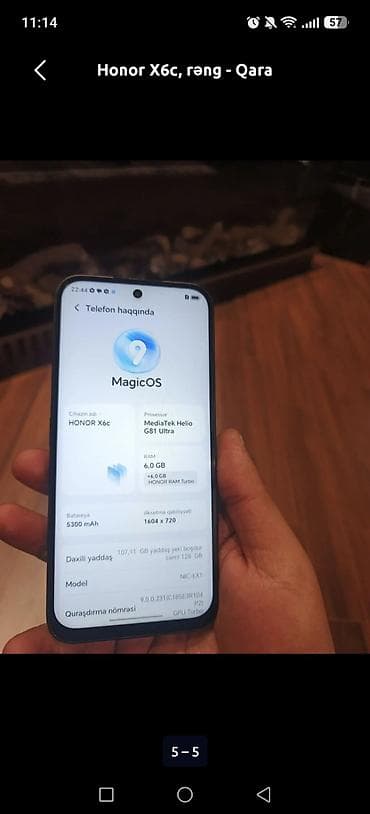huawei p40 lite: Honor X6c, rəng - Qara — 3