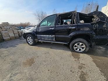 audi 6: Toyota Land Cruiser Prado GX (120 kuzov), qara rəng. - Kuzov: 5 qapılı — 3