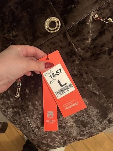 Пиджаки: Qadın şıq pencək – KENZO Paris - Rəng: qara - Model: düz kəsim, qısa — 8